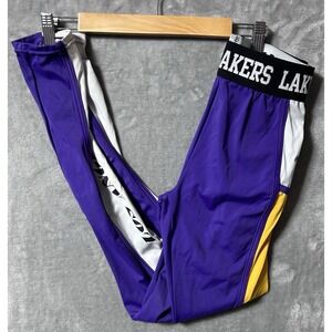 NBA Los Angeles Lakers Leggings Men's medium Purple Yellow Graphic
